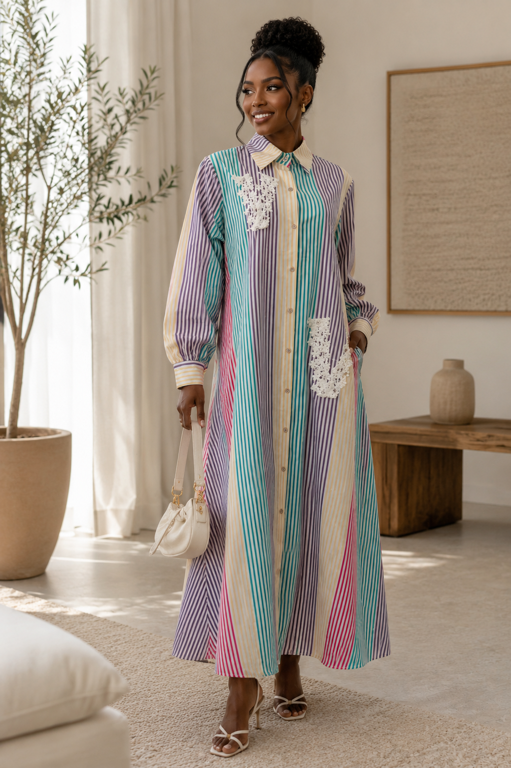 Mira Stri pe Maxi Dress