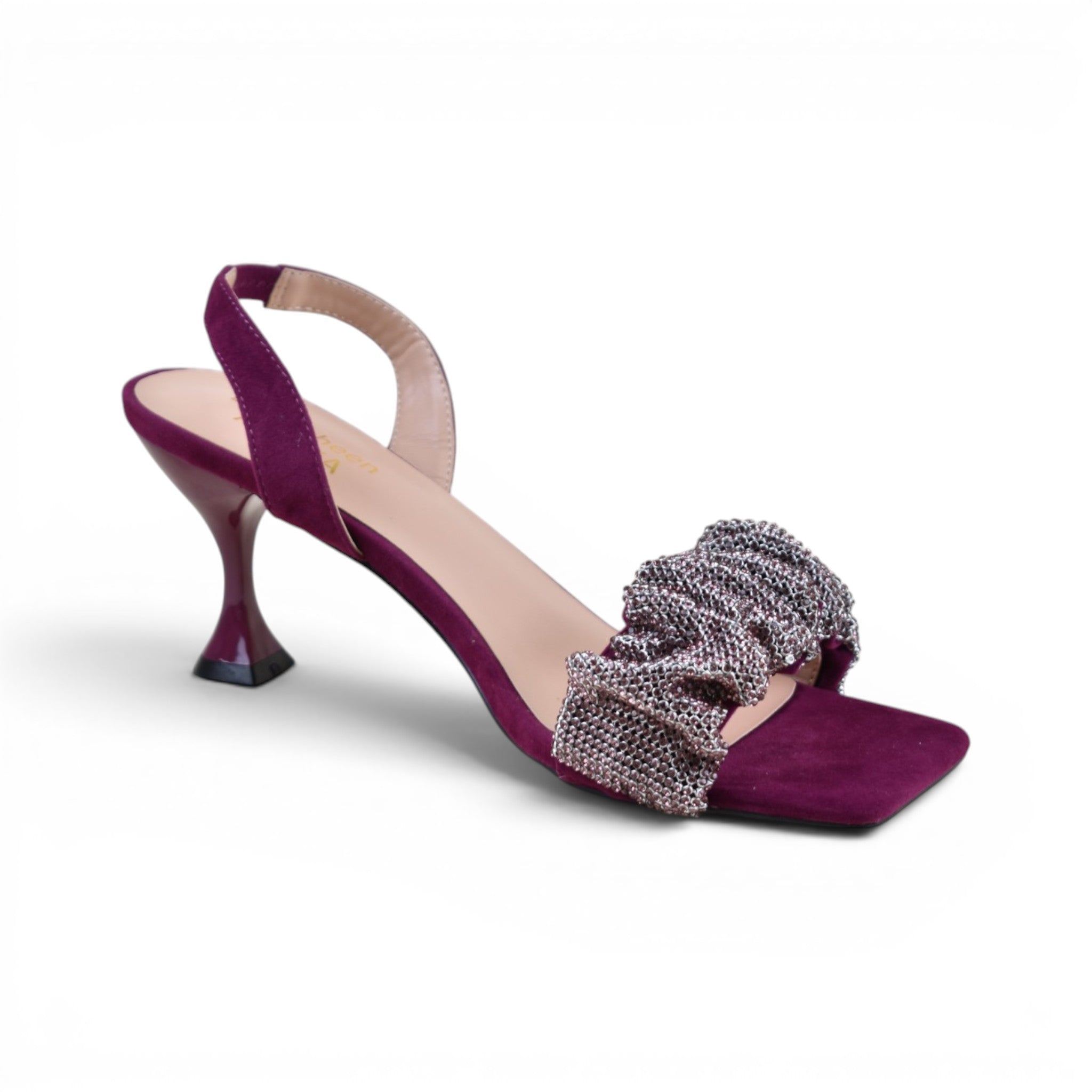 Isla Ruffle Heeled Sandals