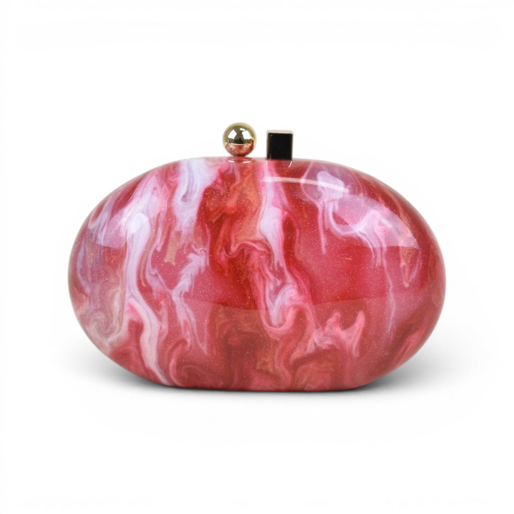 Aurora Marble Clutch