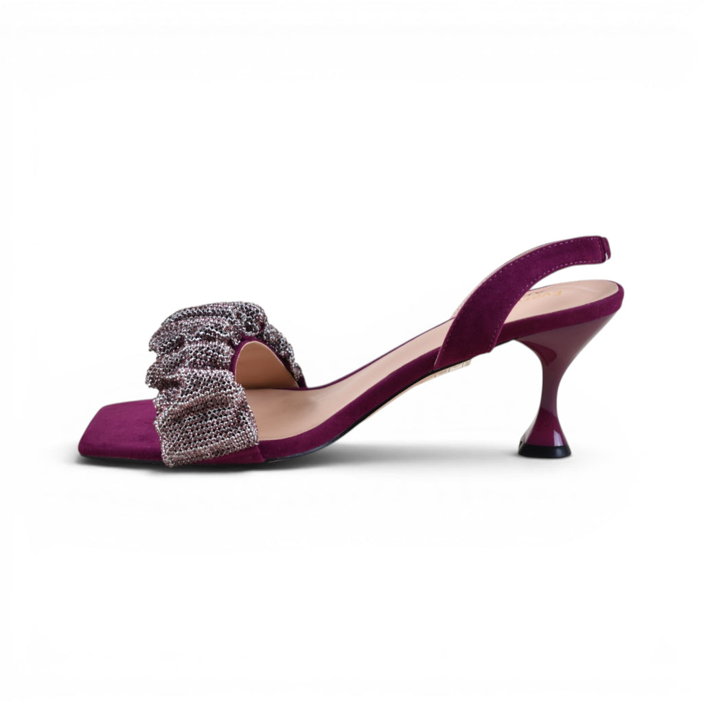 Isla Ruffle Heeled Sandals