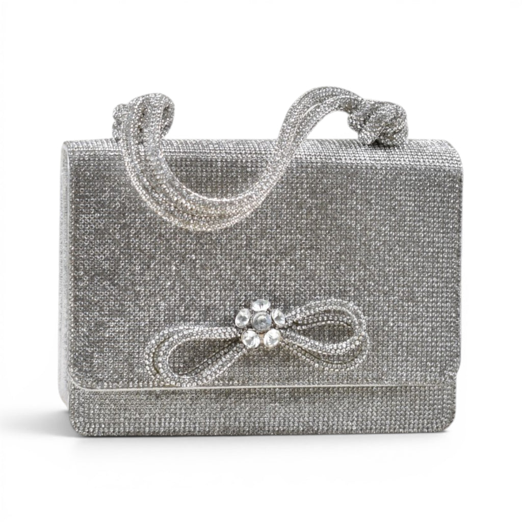 Verdant Bow Structured Handbag