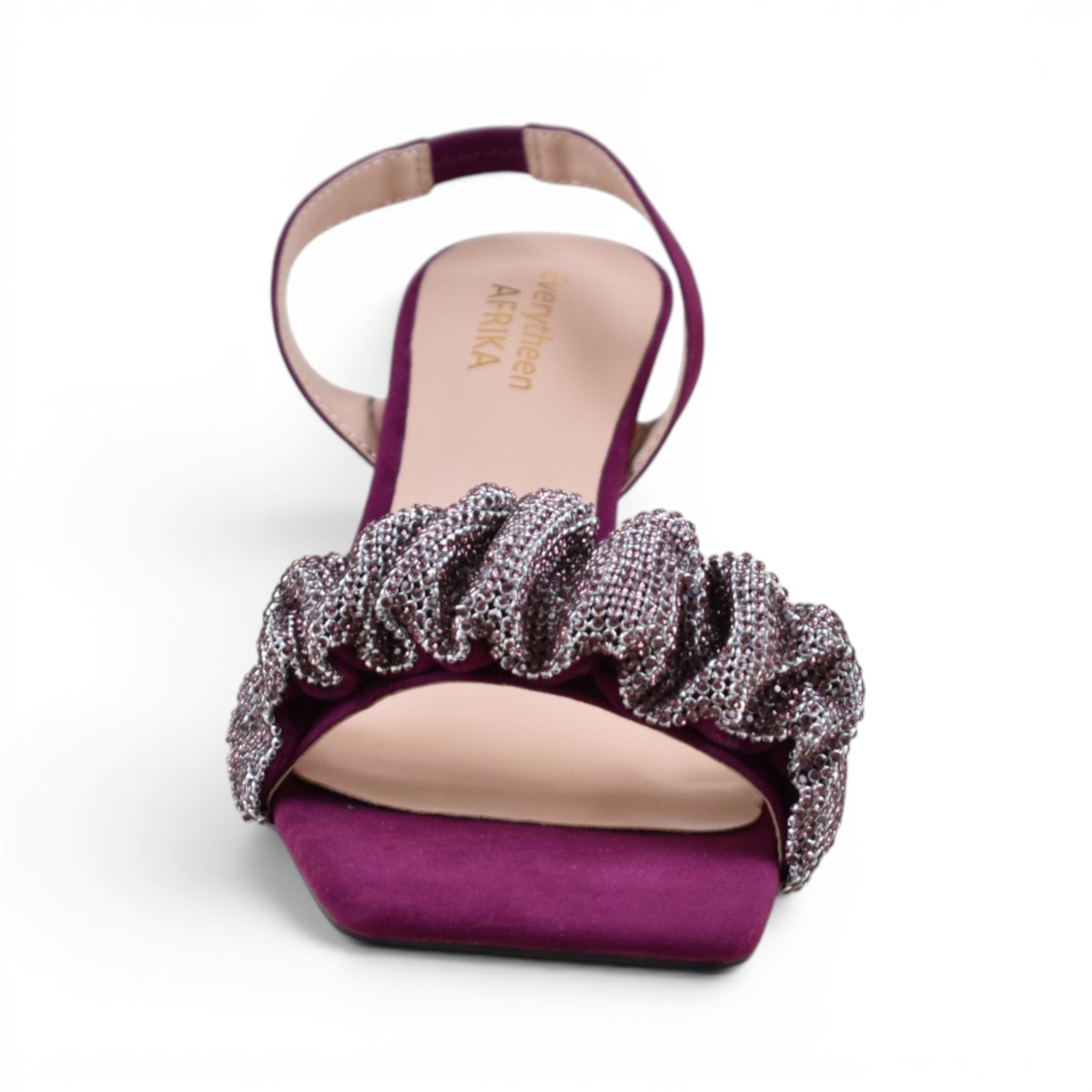 Isla Ruffle Heeled Sandals