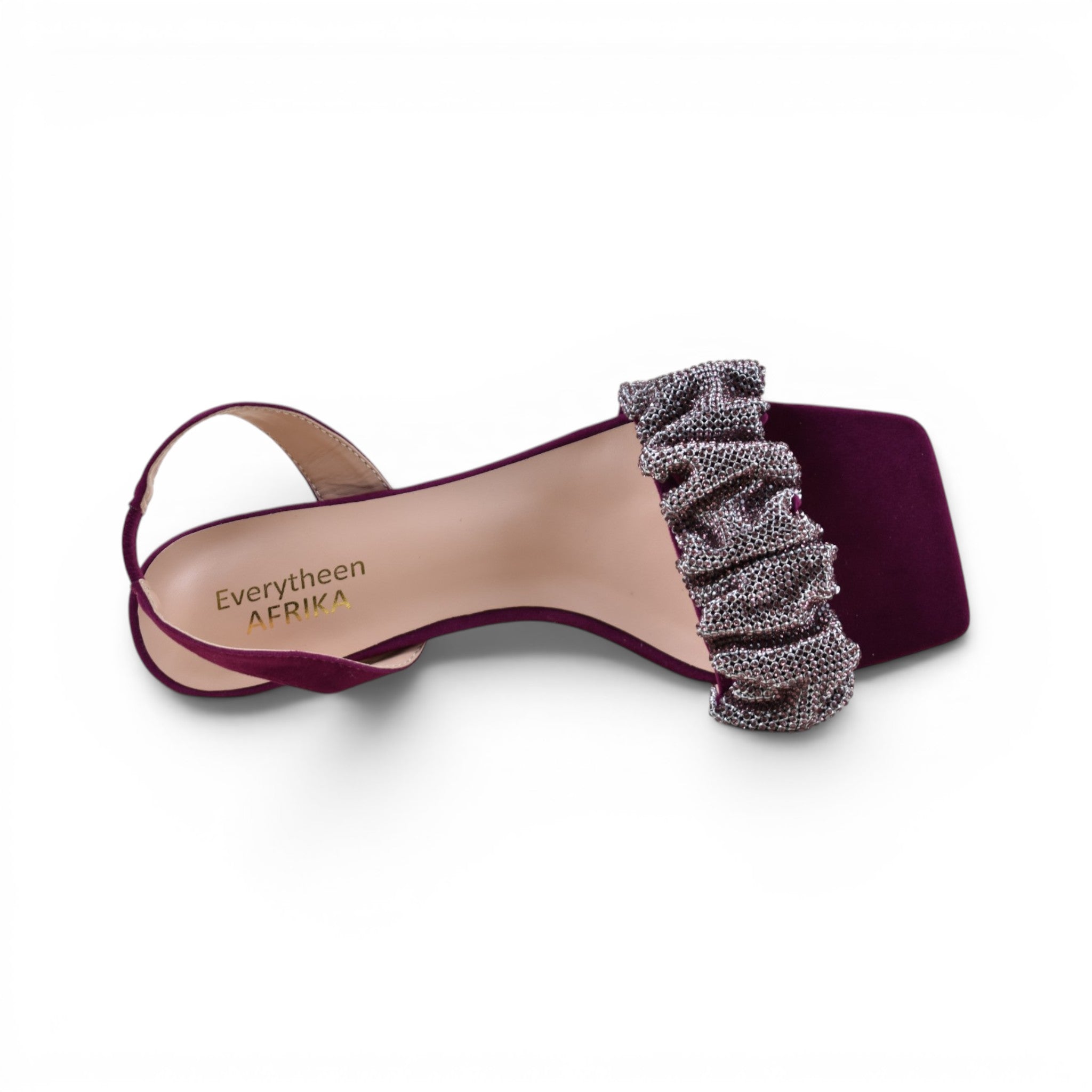Isla Ruffle Heeled Sandals