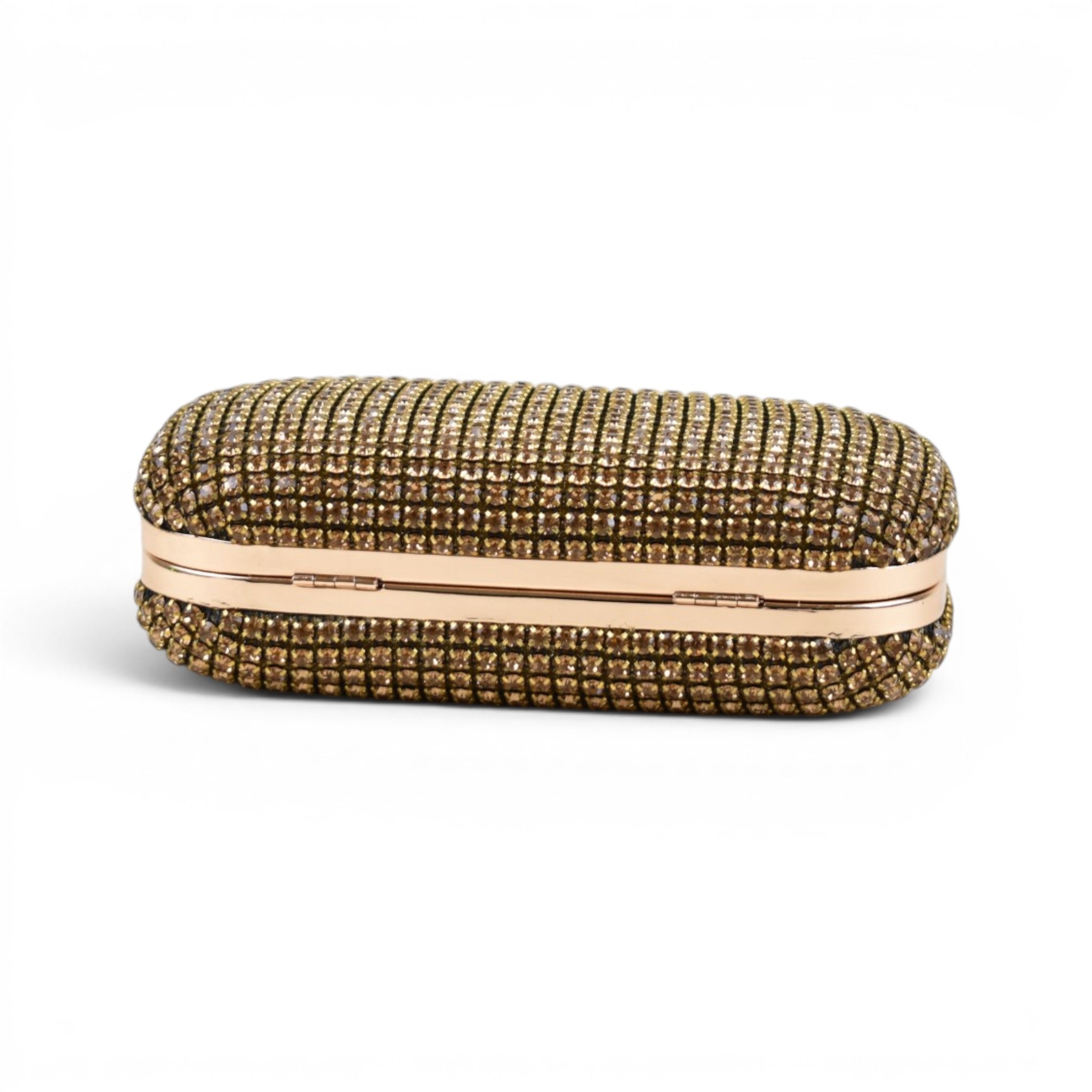 Elegant Rhinestone Minaudière Clutch