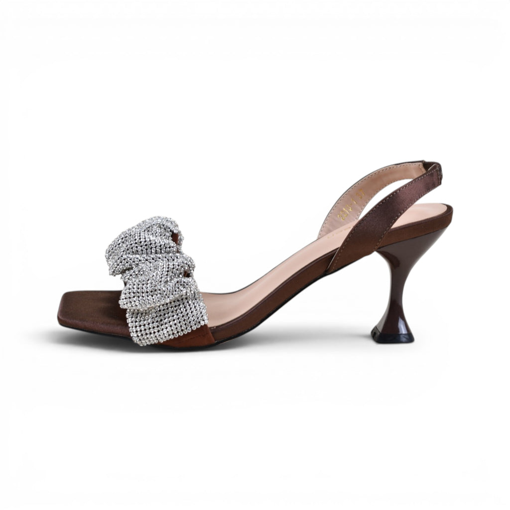 Isla Ruffle Heeled Sandals