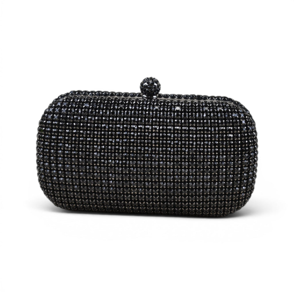 Elegant Rhinestone Minaudière Clutch