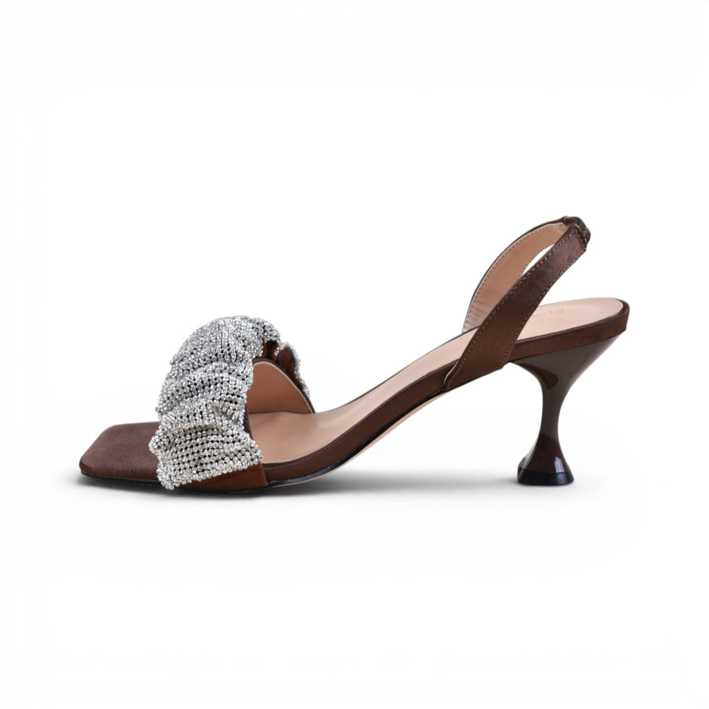Isla Ruffle Heeled Sandals