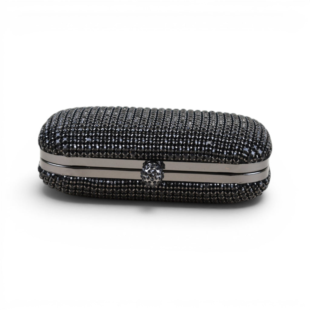Elegant Rhinestone Minaudière Clutch