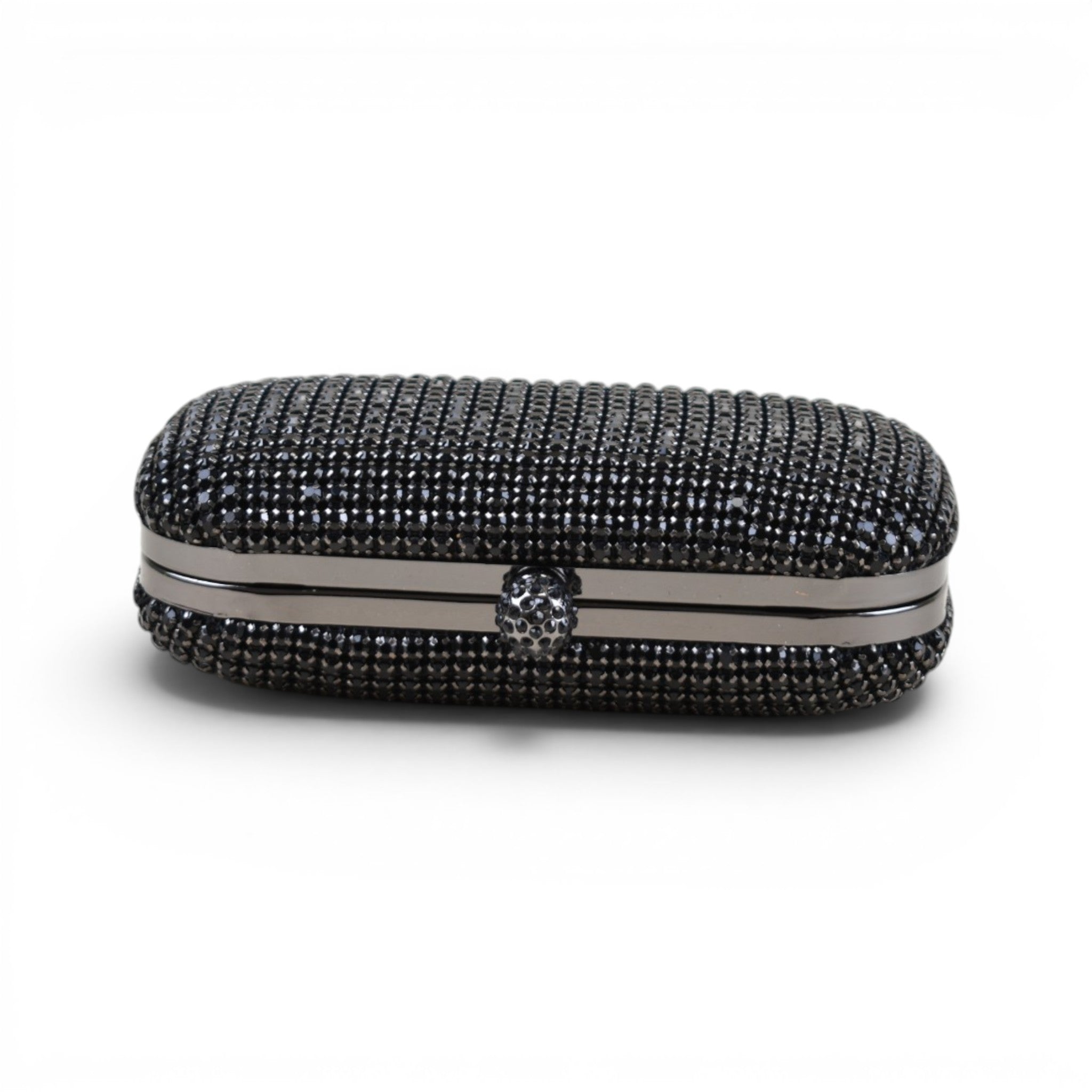 Elegant Rhinestone Minaudière Clutch