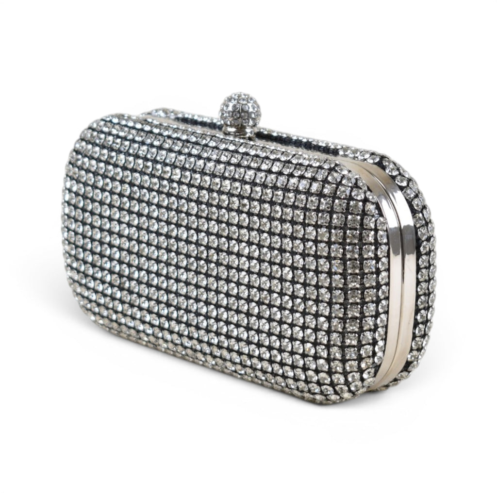 Elegant Rhinestone Minaudière Clutch
