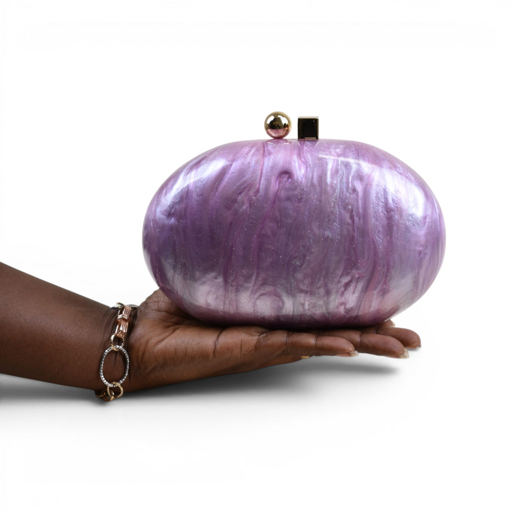 Aurora Marble Clutch