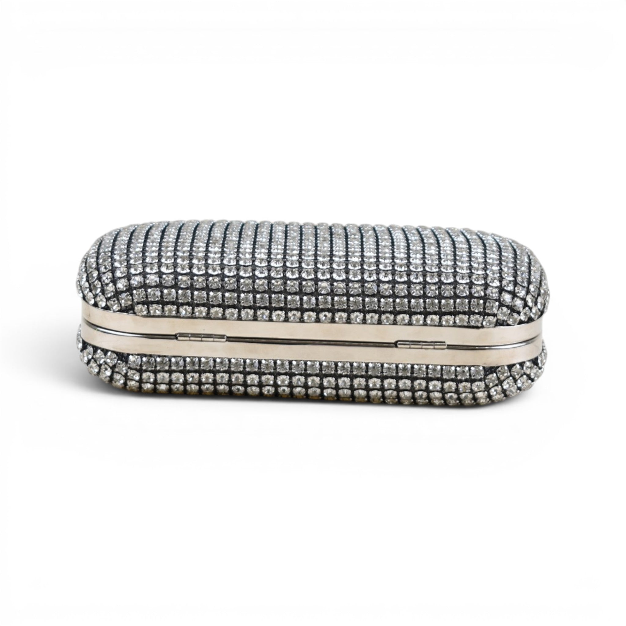 Elegant Rhinestone Minaudière Clutch