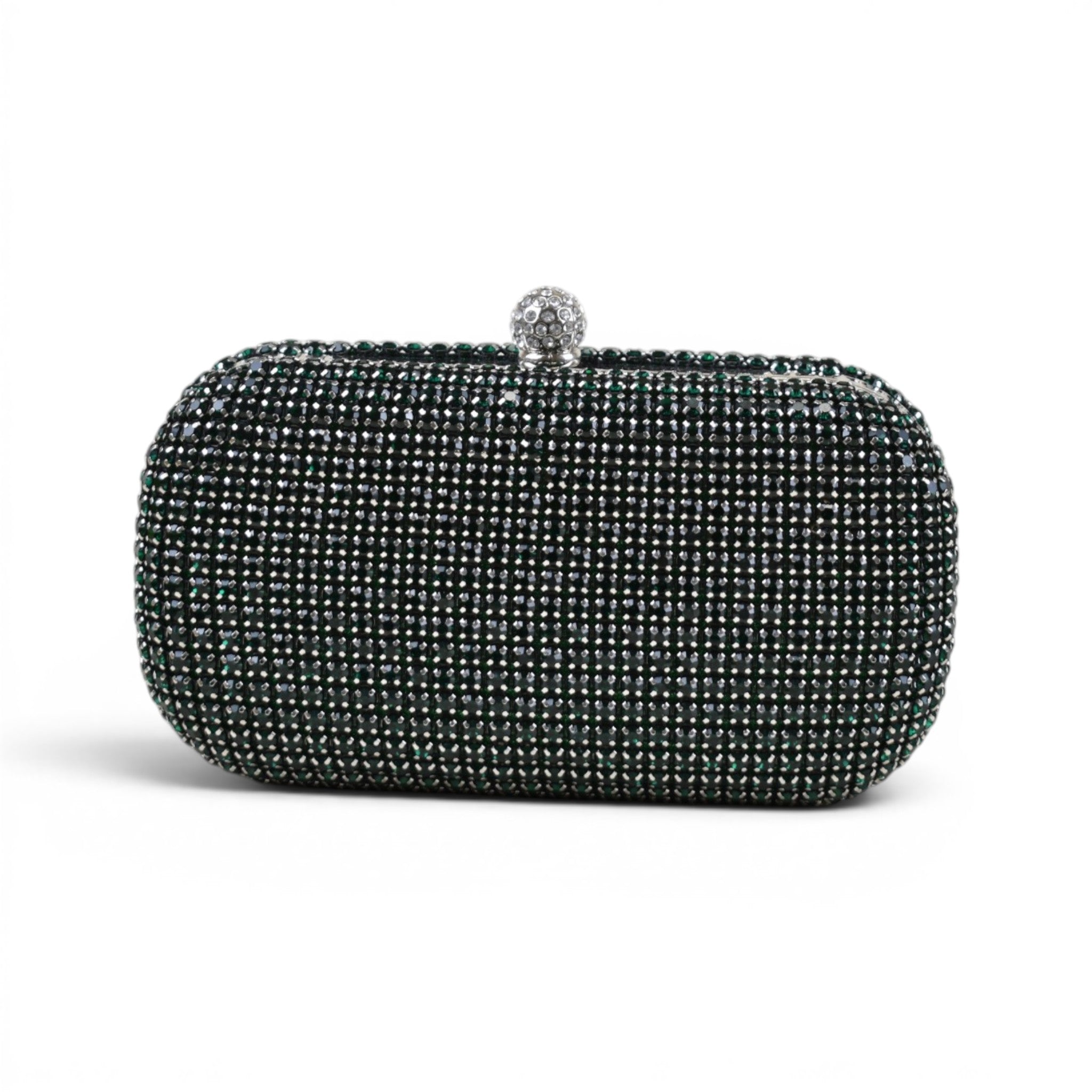 Elegant Rhinestone Minaudière Clutch