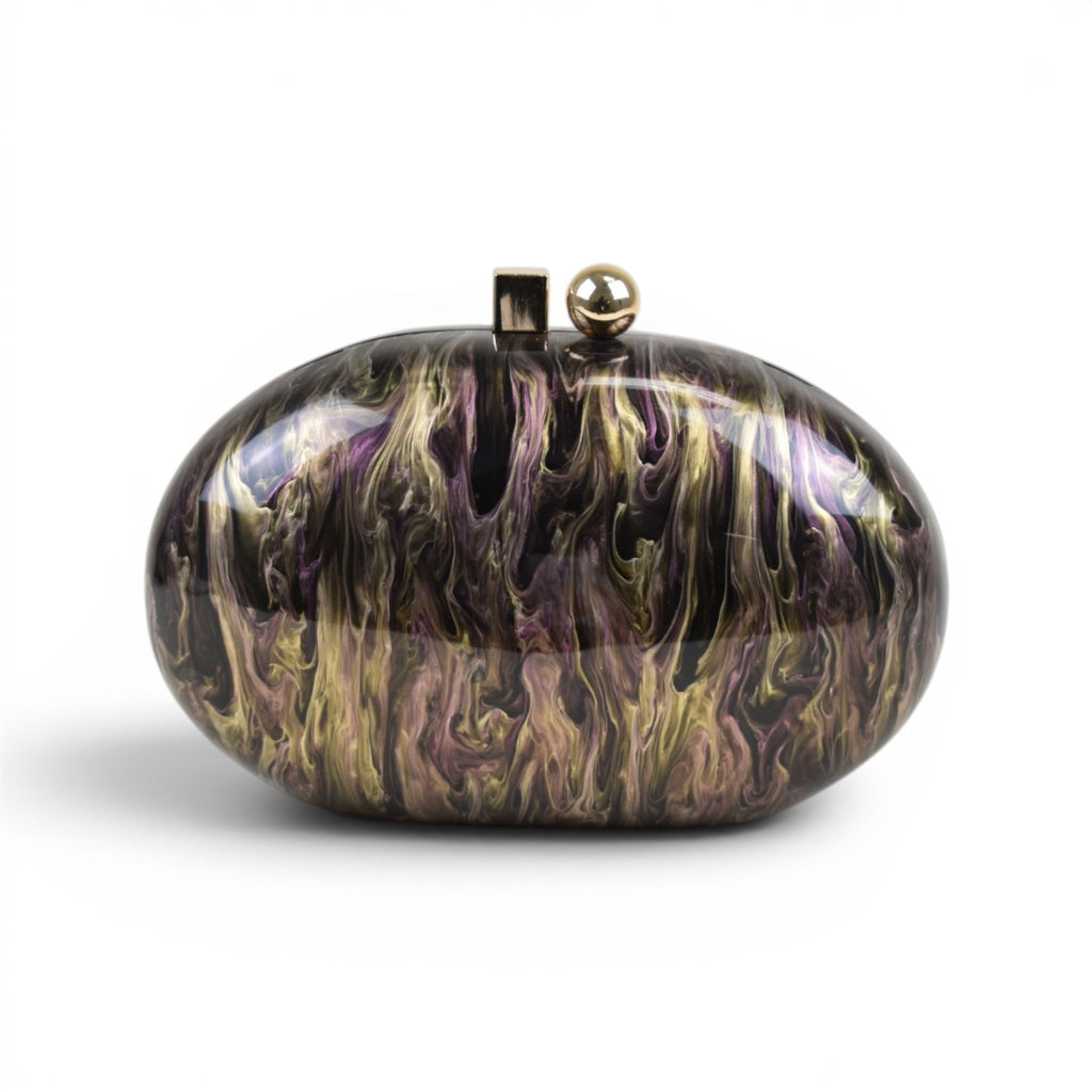 Aurora Marble Clutch