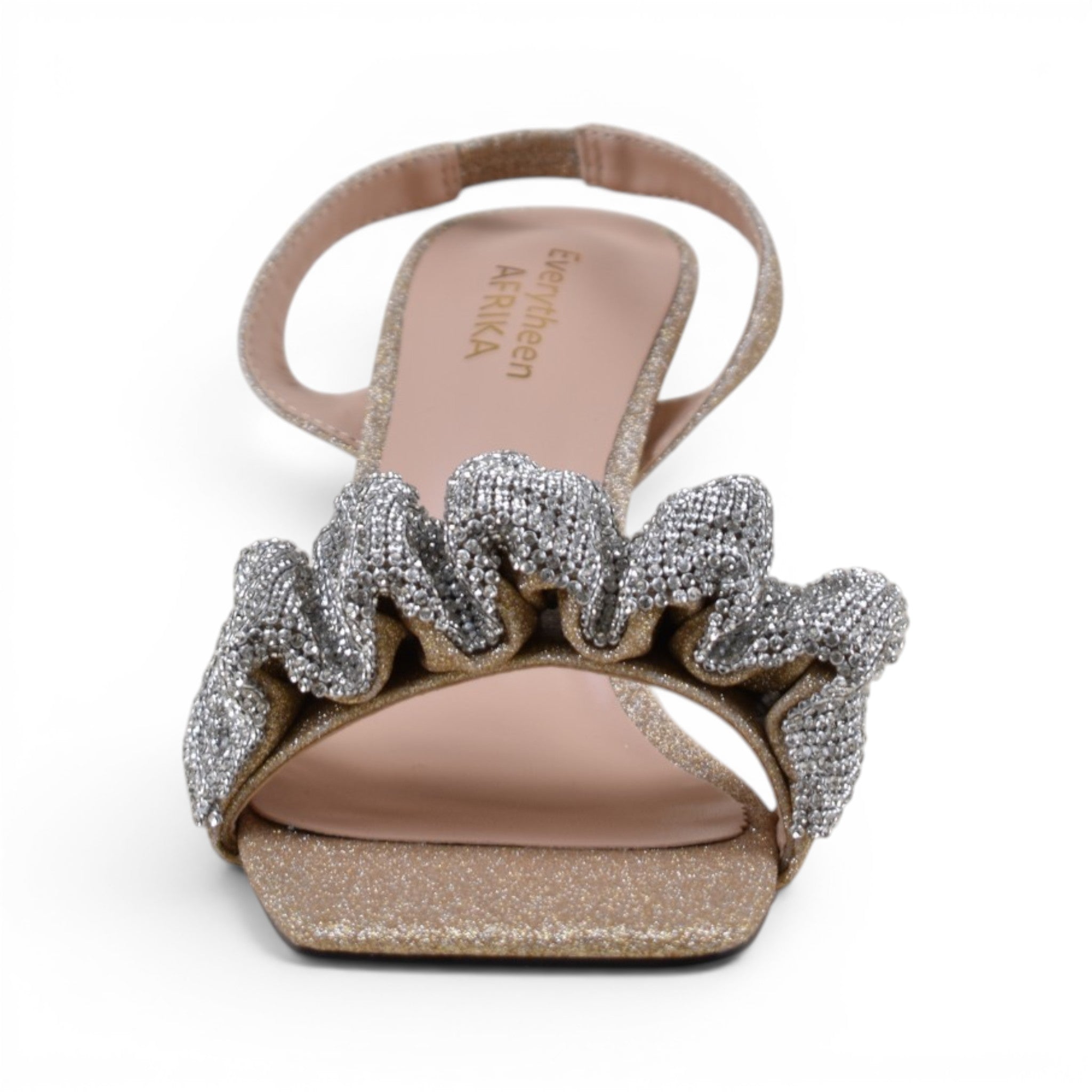 Isla Ruffle Heeled Sandals