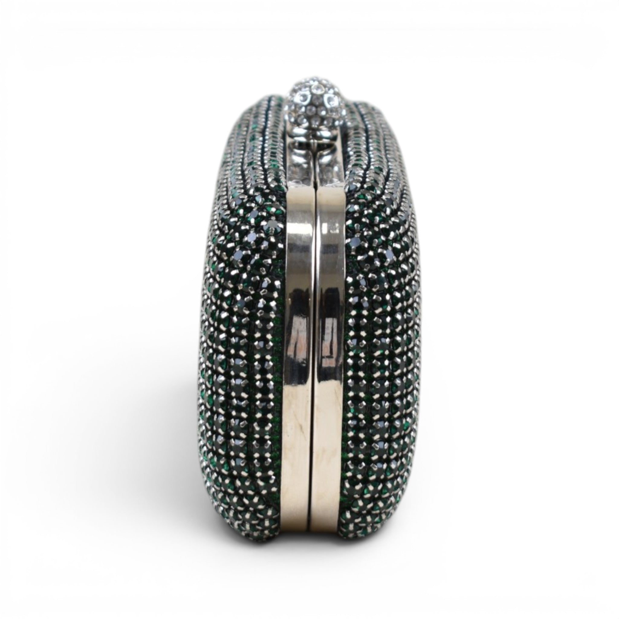 Elegant Rhinestone Minaudière Clutch