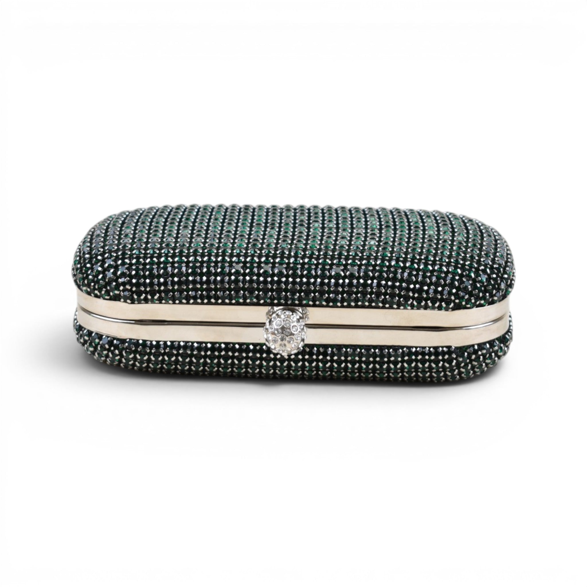 Elegant Rhinestone Minaudière Clutch