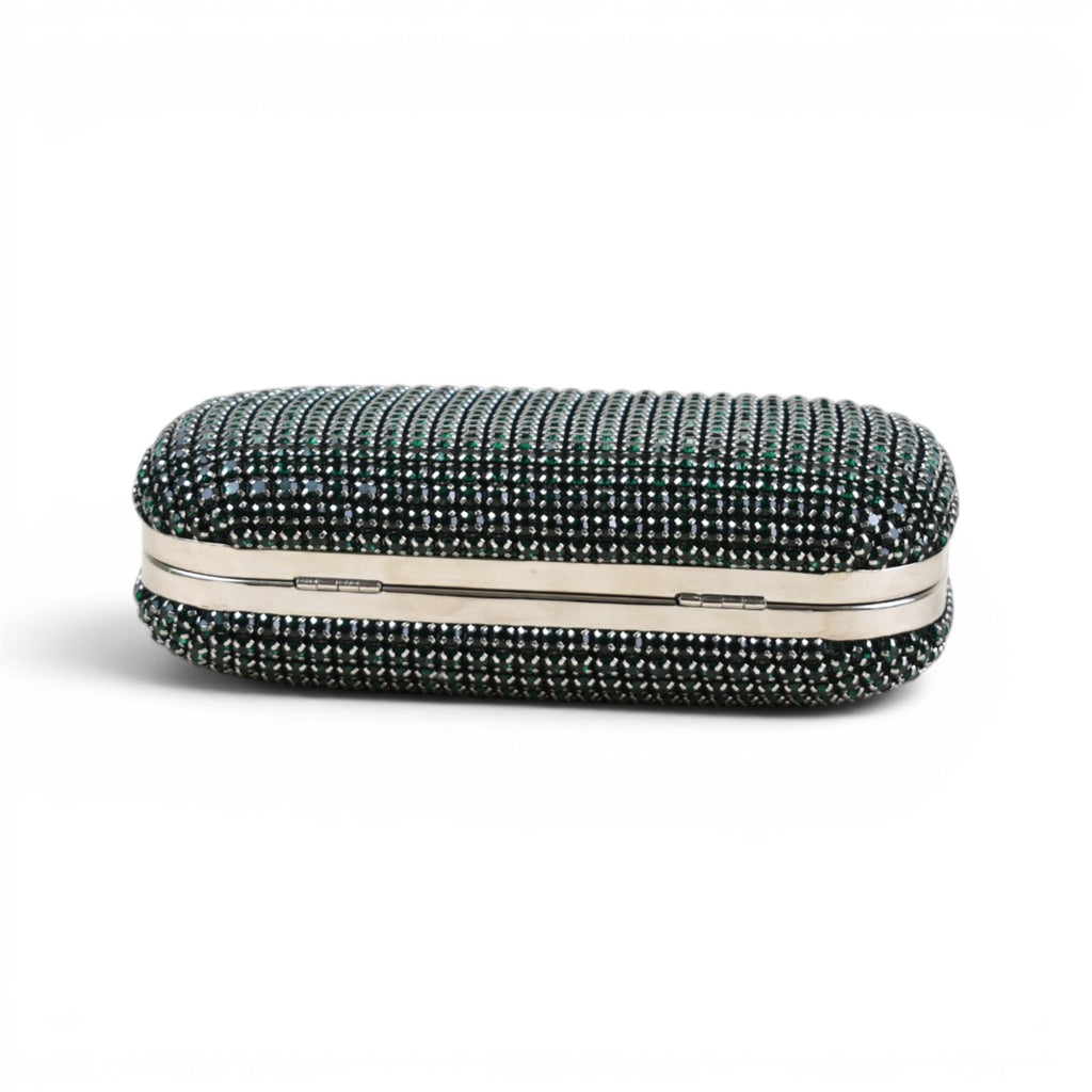 Elegant Rhinestone Minaudière Clutch