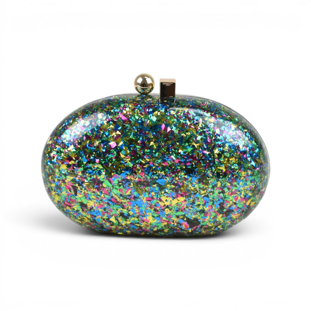 Aurora Marble Clutch