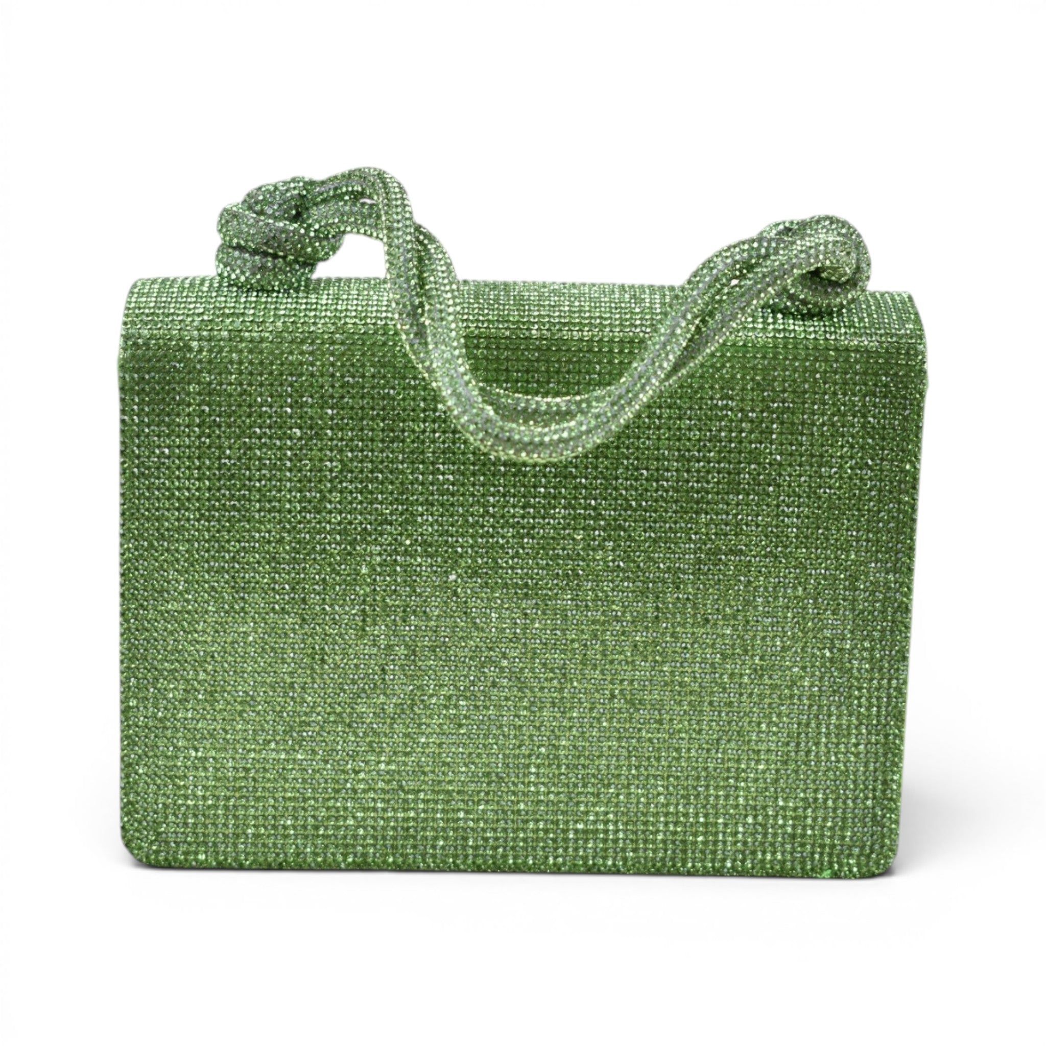 Verdant Bow Structured Handbag