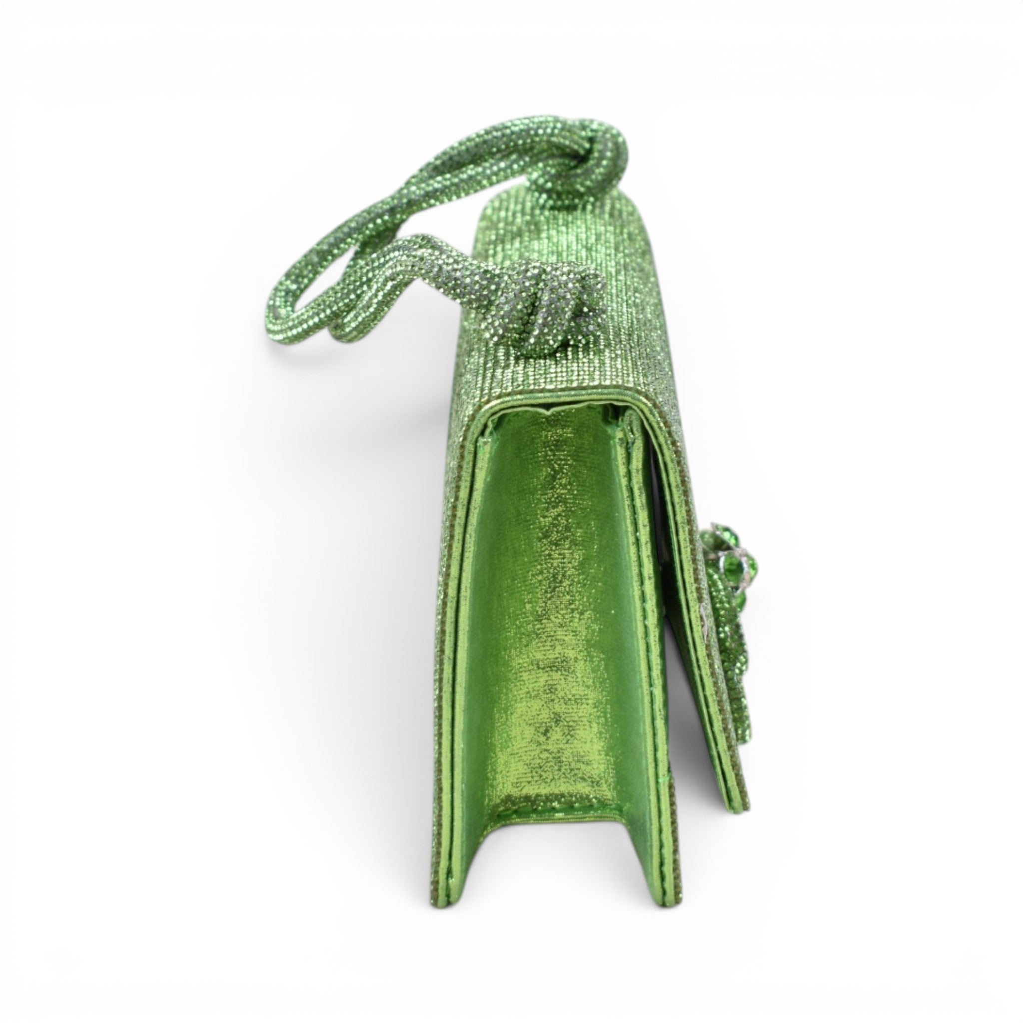 Verdant Bow Structured Handbag