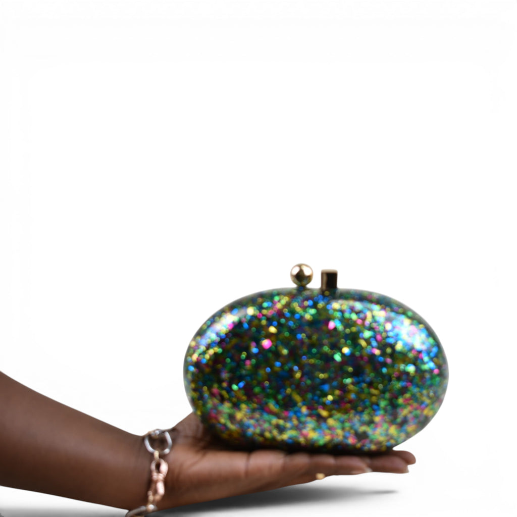 Aurora Marble Clutch