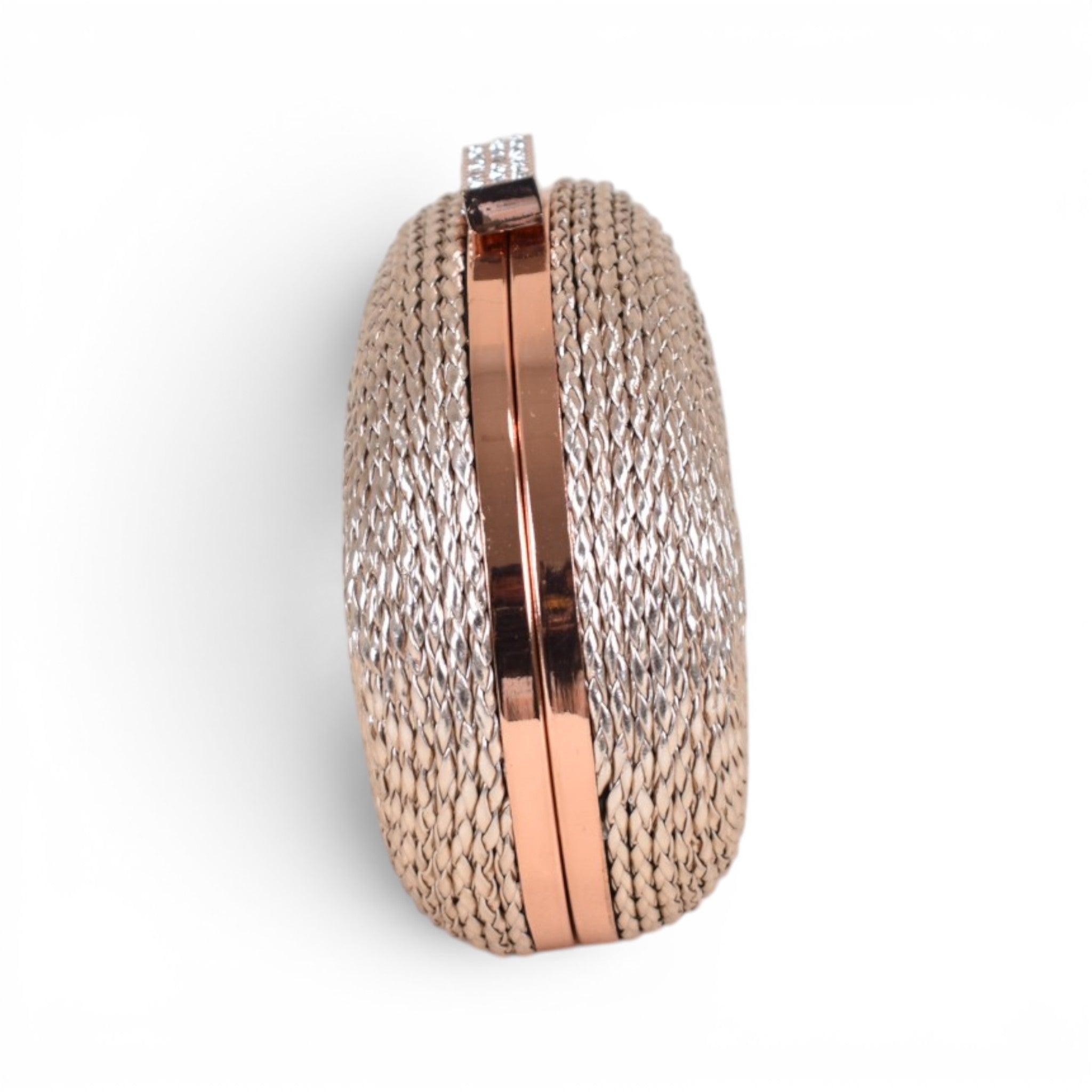 Luna Woven Round Clutch