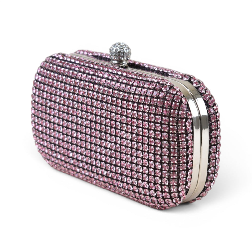 Elegant Rhinestone Minaudière Clutch
