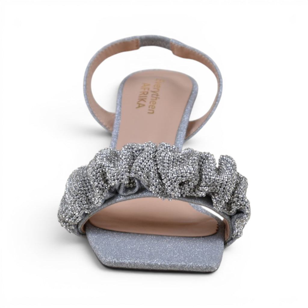 Isla Ruffle Heeled Sandals