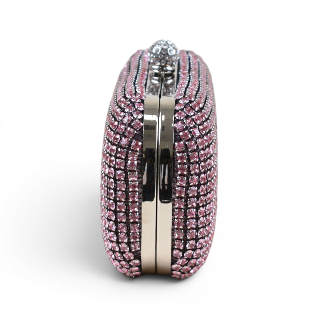 Elegant Rhinestone Minaudière Clutch