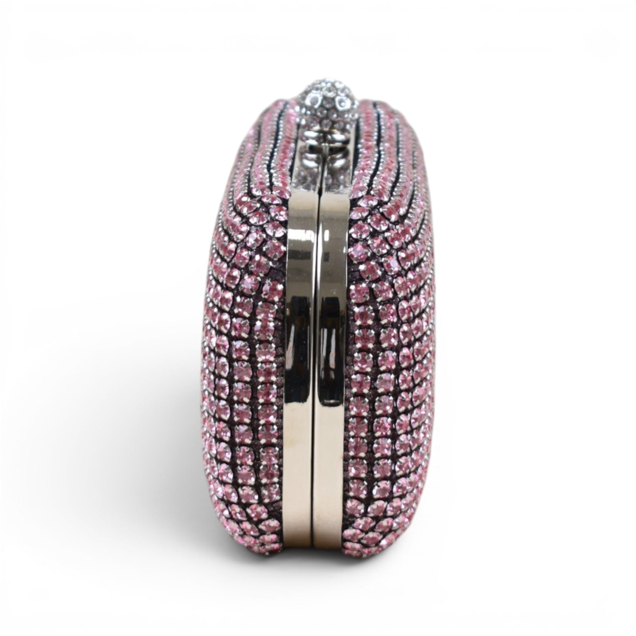 Elegant Rhinestone Minaudière Clutch