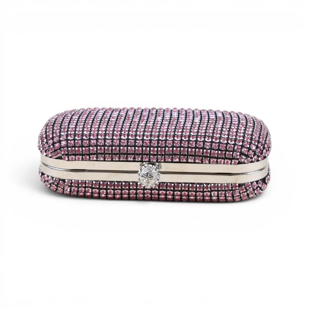 Elegant Rhinestone Minaudière Clutch