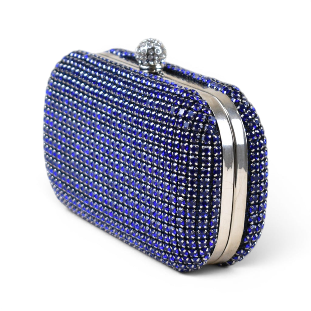 Elegant Rhinestone Minaudière Clutch