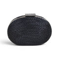 Luna Woven Round Clutch