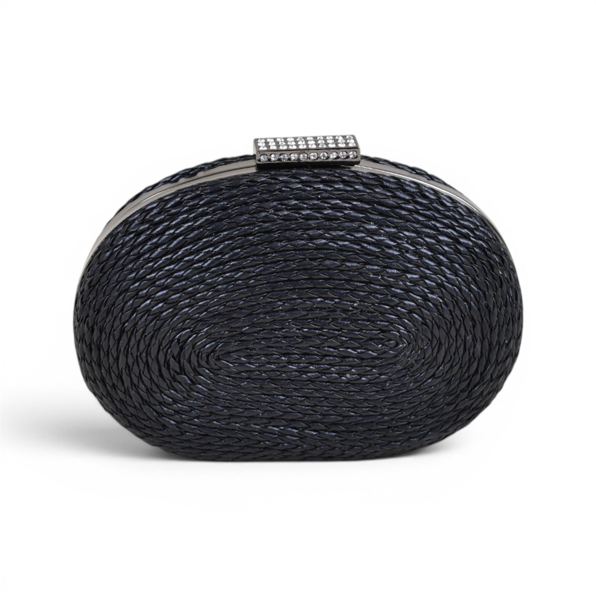 Luna Woven Round Clutch