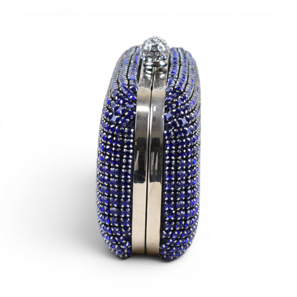 Elegant Rhinestone Minaudière Clutch