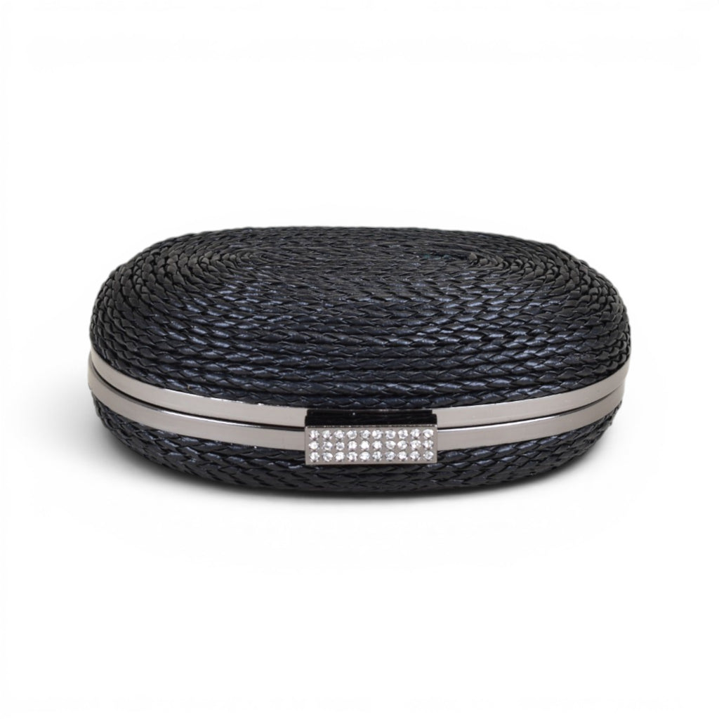 Luna Woven Round Clutch