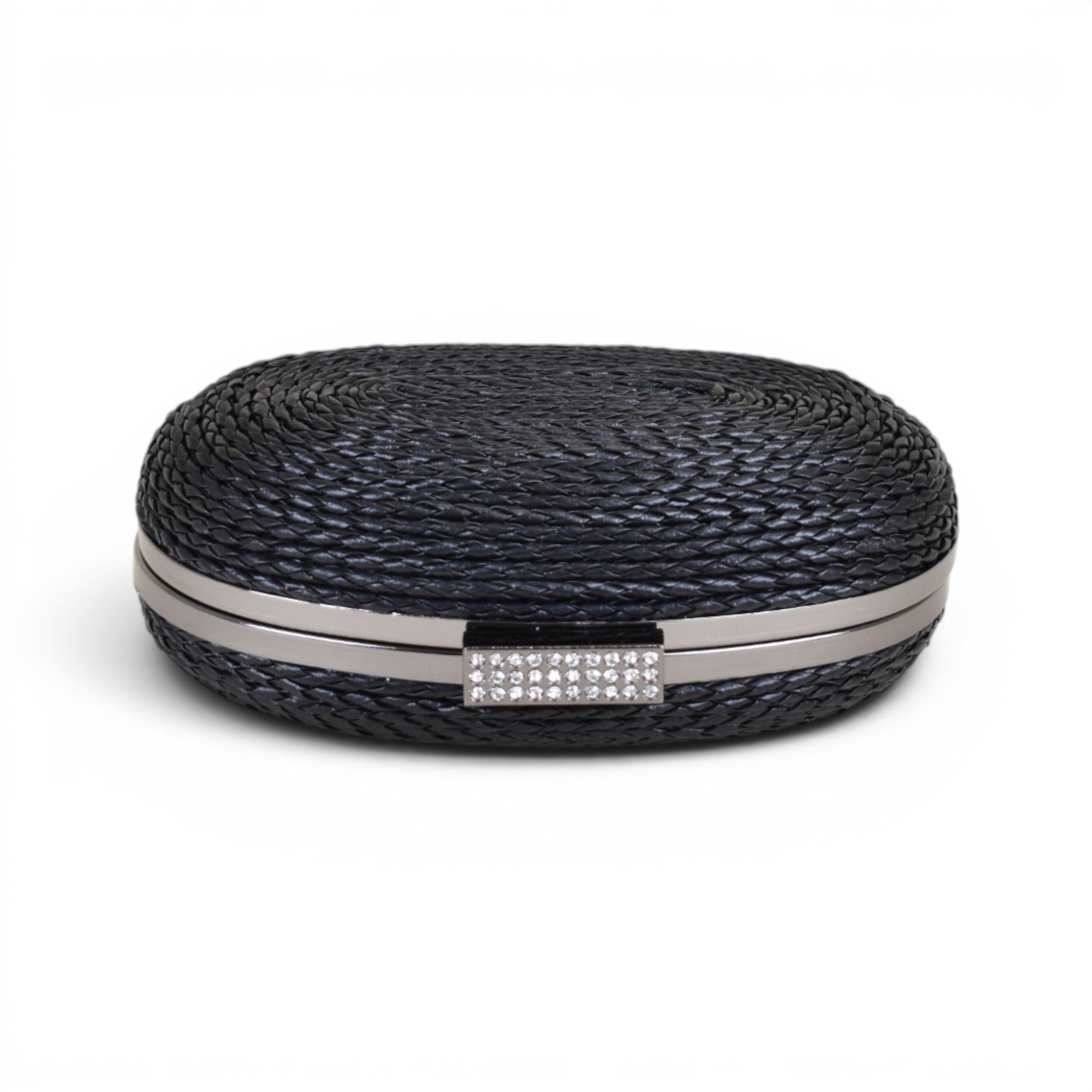Luna Woven Round Clutch