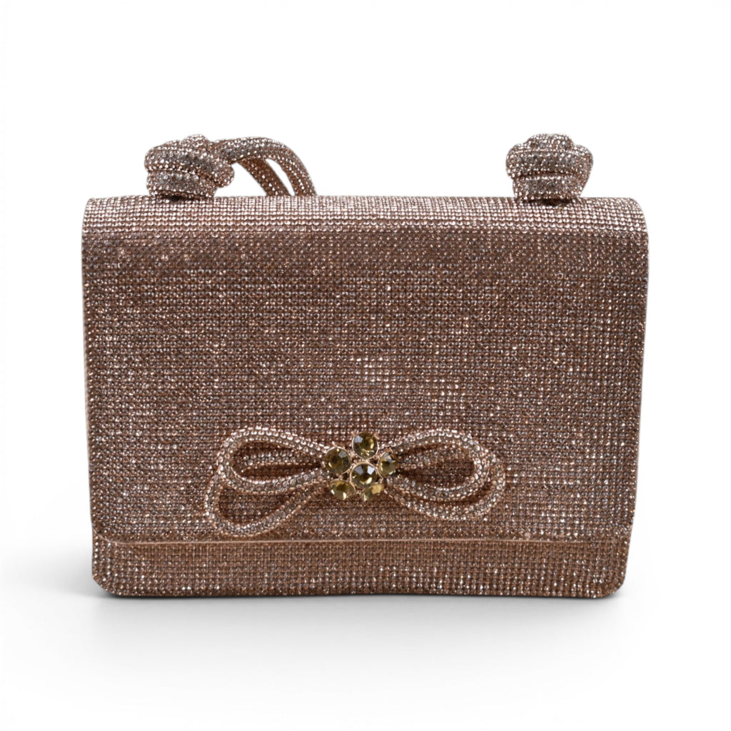 Verdant Bow Structured Handbag