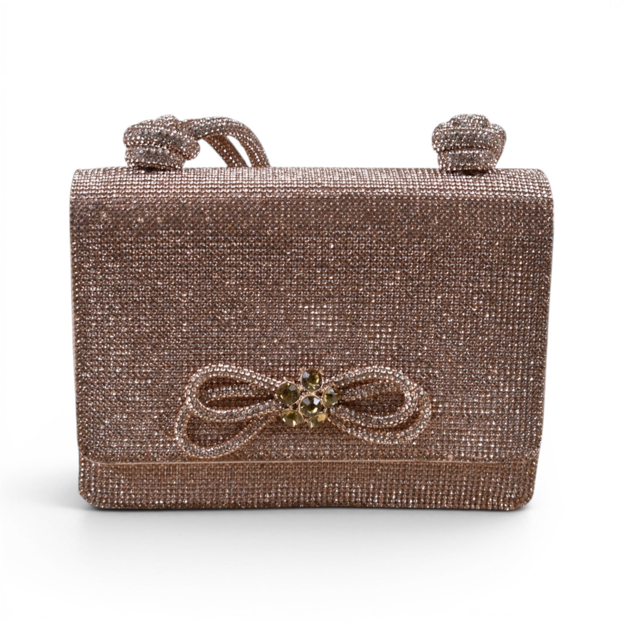 Verdant Bow Structured Handbag