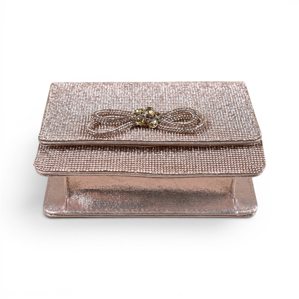 Verdant Bow Structured Handbag