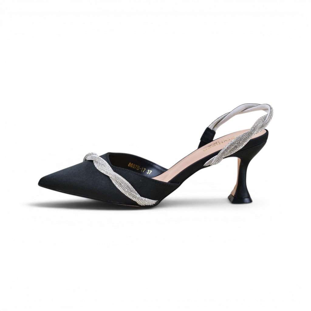 Aria Slingback Kitten Heels