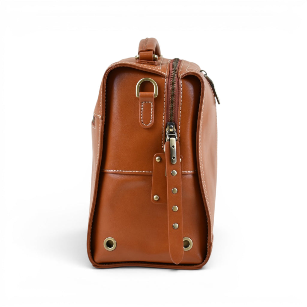 Elegant Top Handle Crossbody Satchel