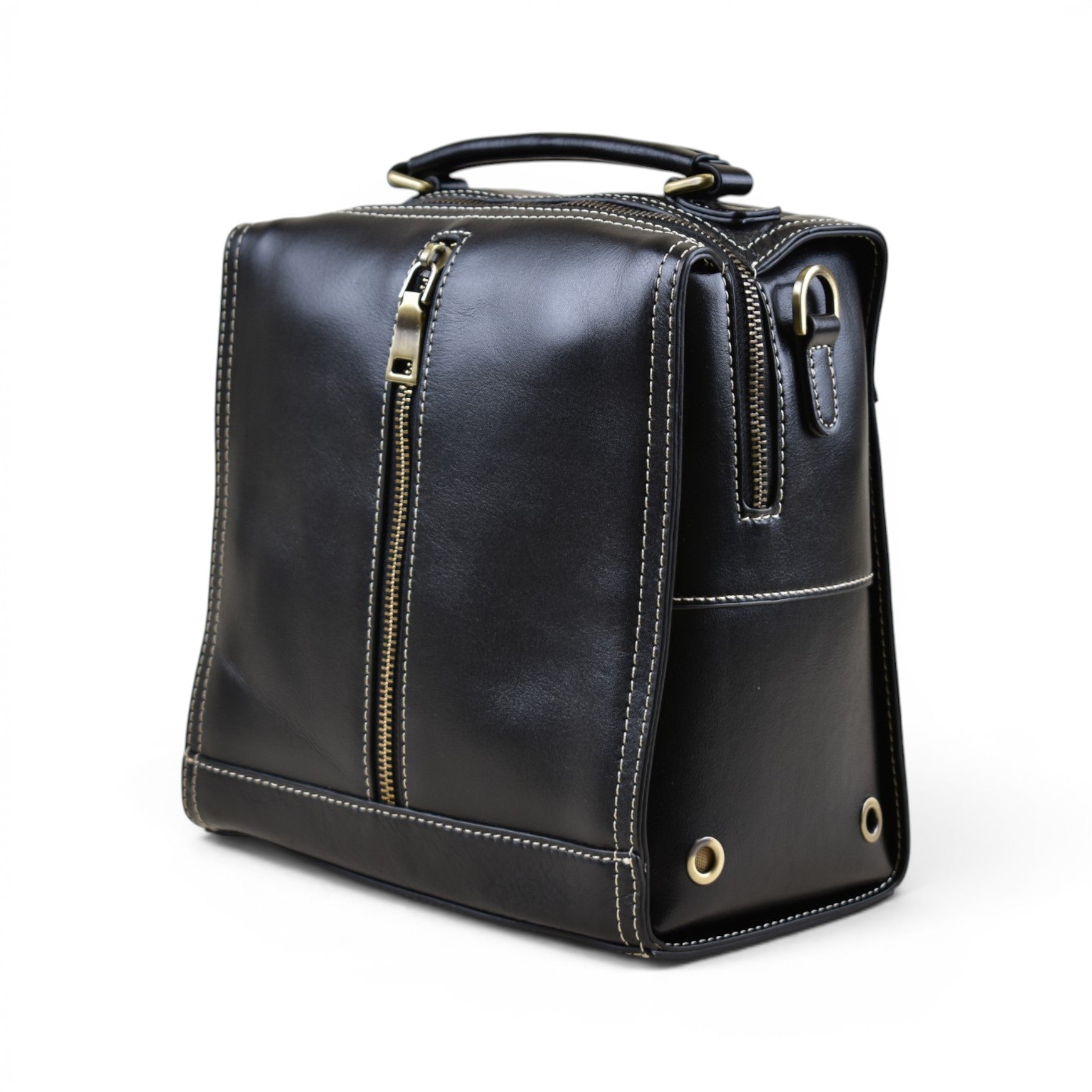 Elegant Top Handle Crossbody Satchel