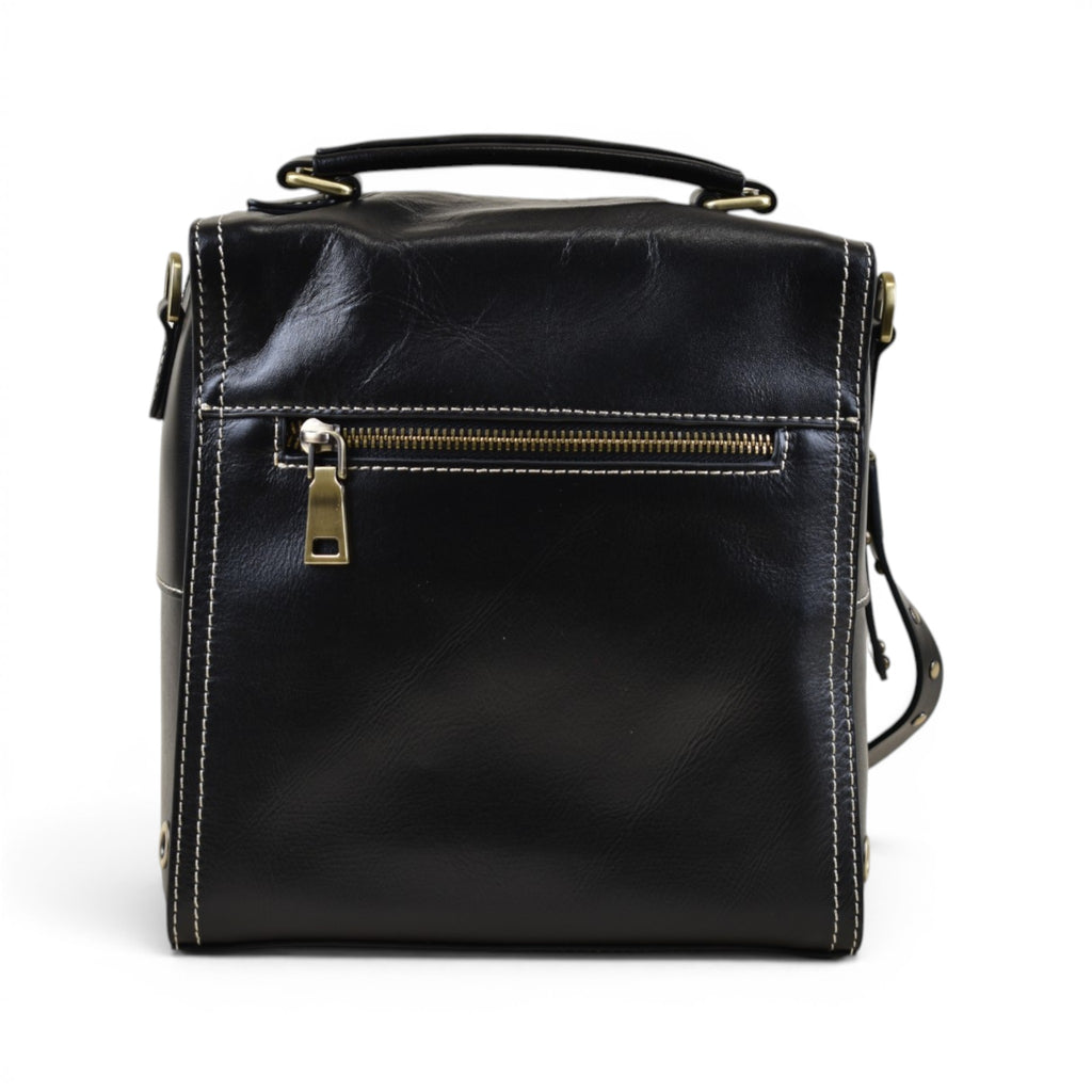 Elegant Top Handle Crossbody Satchel