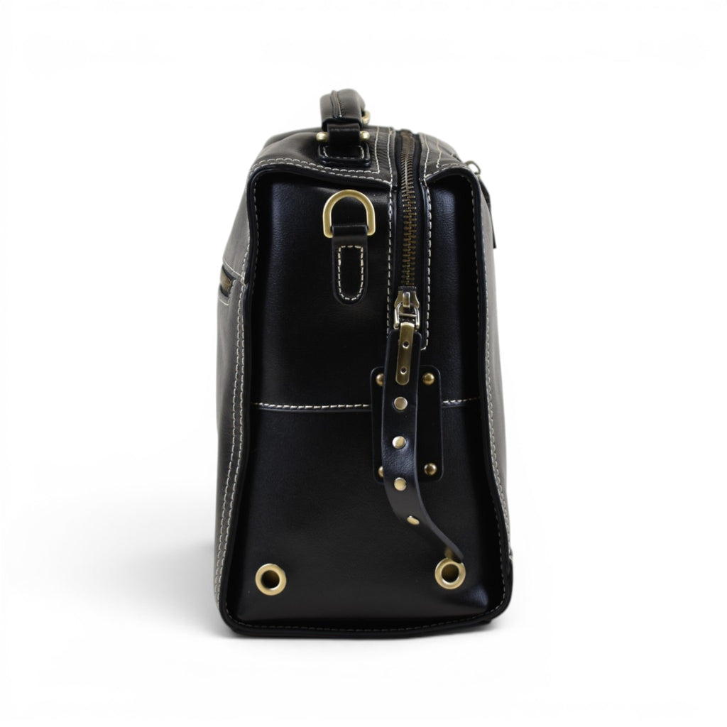 Elegant Top Handle Crossbody Satchel