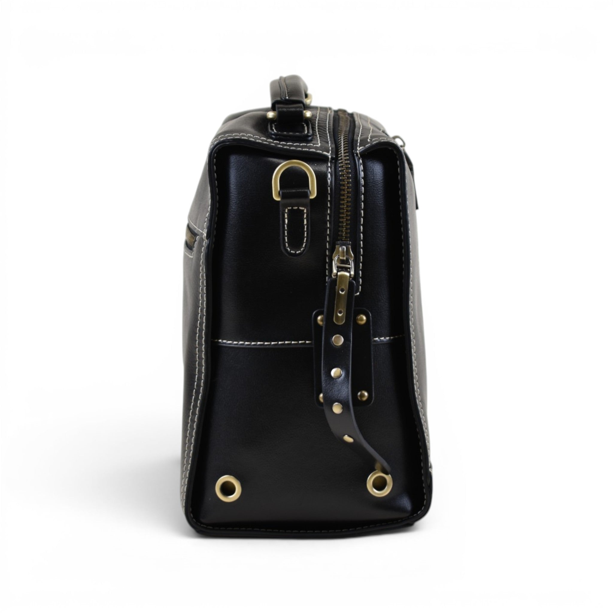 Elegant Top Handle Crossbody Satchel