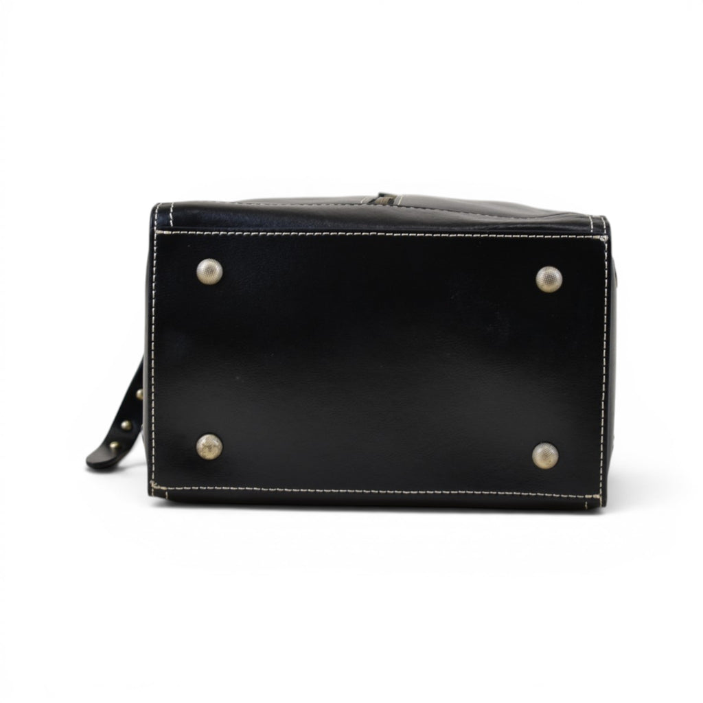 Elegant Top Handle Crossbody Satchel