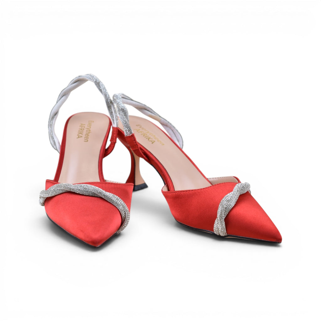 Aria Slingback Kitten Heels