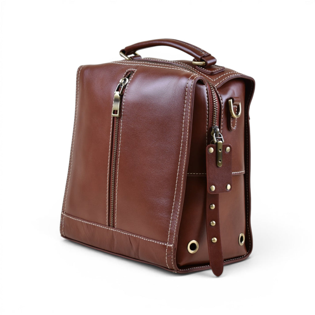 Elegant Top Handle Crossbody Satchel